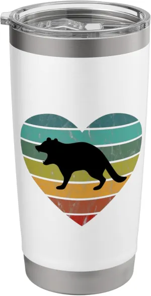 I Love Tasmanian Devil Bag Devil Wilderness Tasmania Stainless Steel Insulated Tumbler