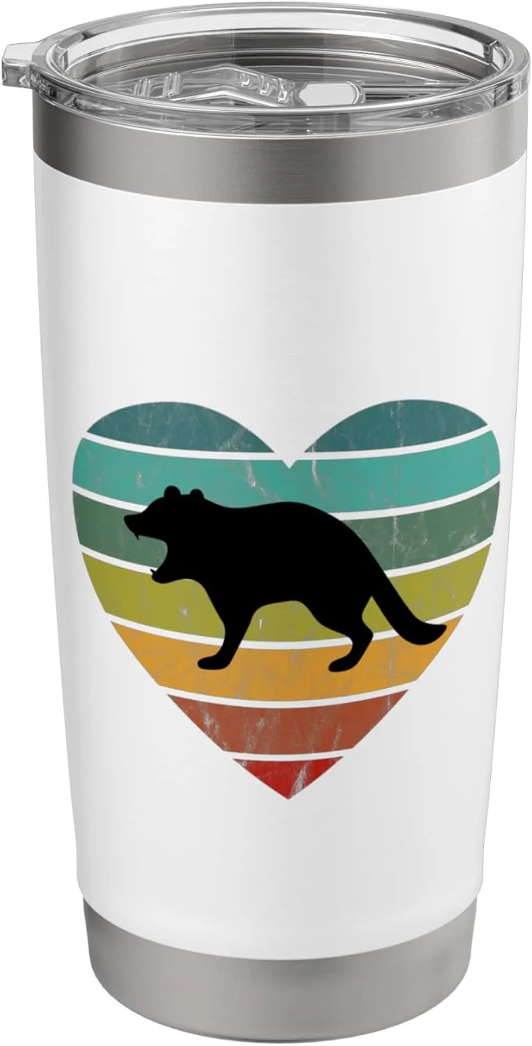 I Love Tasmanian Devil Bag Devil Wilderness Tasmania Stainless Steel Insulated Tumbler