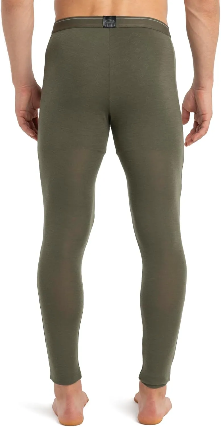 Icebreaker Merino Men's Standard 175 Everyday Cold Weather Leggings-Wool Base Layer Thermal Pants with Fly