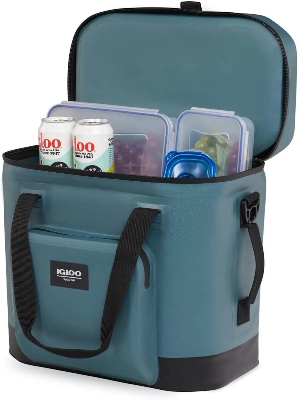 Igloo Trailmate Soft Cooler, Insulated Leakproof Softsided Cooler Bag, Portable Ice Chest, Lunch Cooler Tote Bag