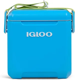 Igloos Tags-A-Longs Too 11 Qt HardSided Cooler with Adjustable Crossbody Shoulder Strap Max-Cold Insulation Portable Insulated Lunch Bottle Carrier Outdoor Beach Picnic Fun