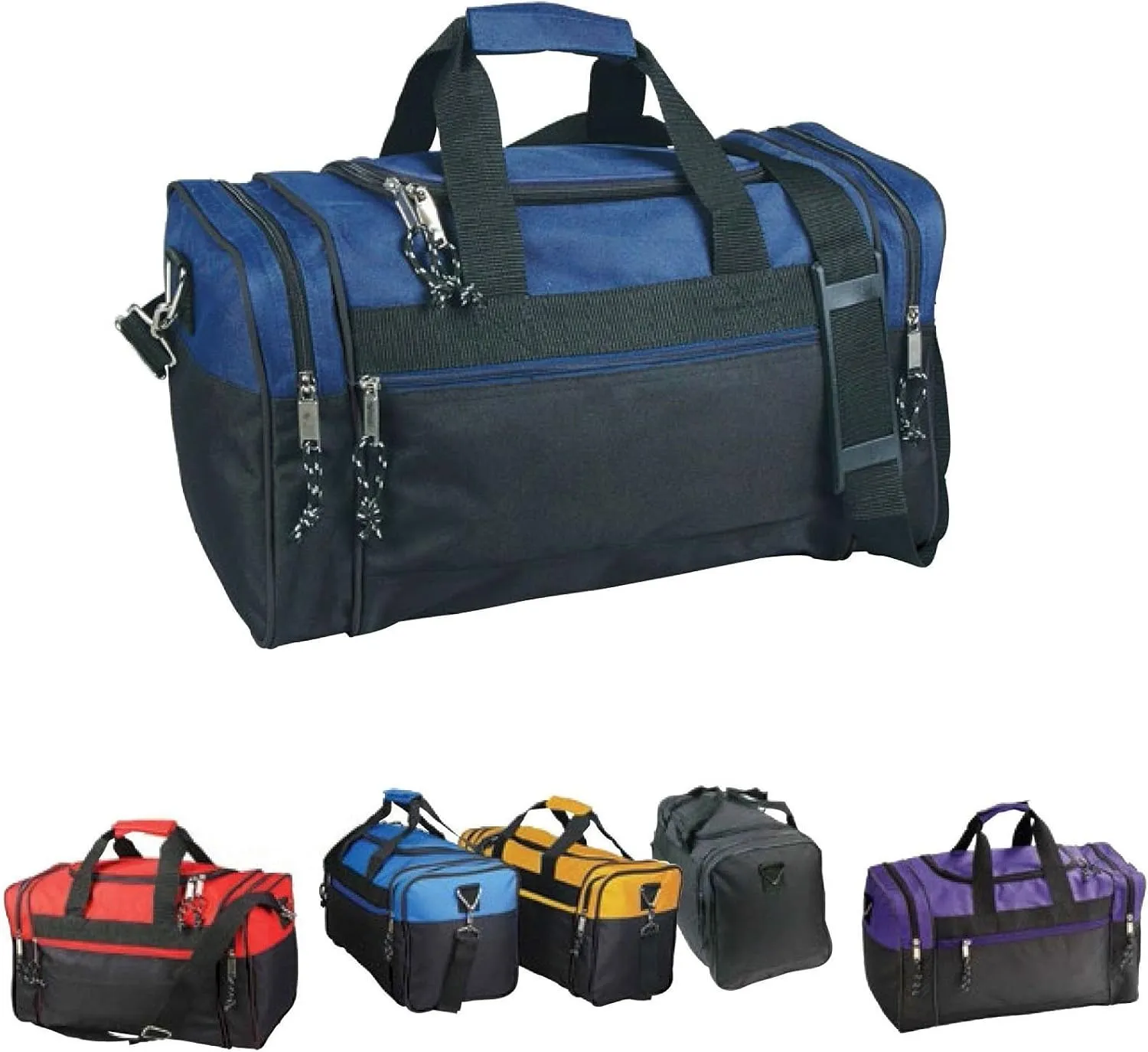 ImpecGear 17" or 20" Blank Travel Duffel Duffle Bag Camping Sports Gym Accessories Bag