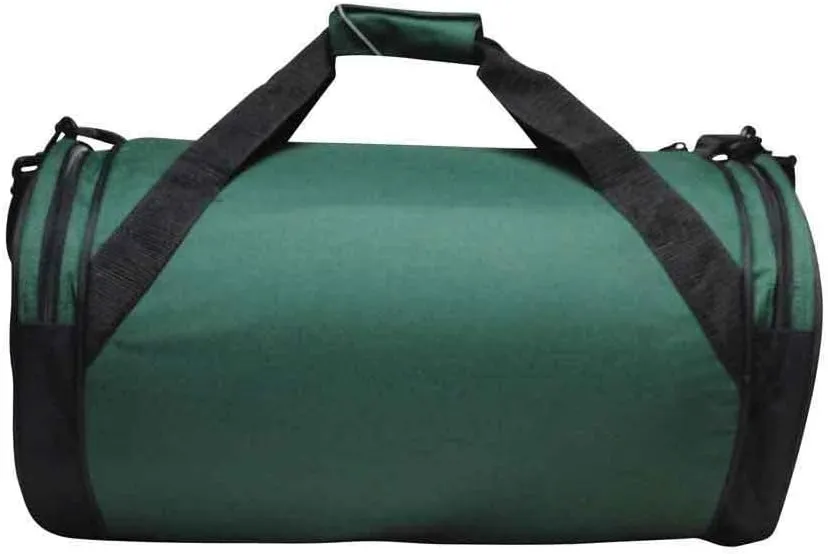 ImpecGear Round Roll Bag, Gym Carry-On Bag, Sports Dufffel Duffle, Travel Bag (Green)