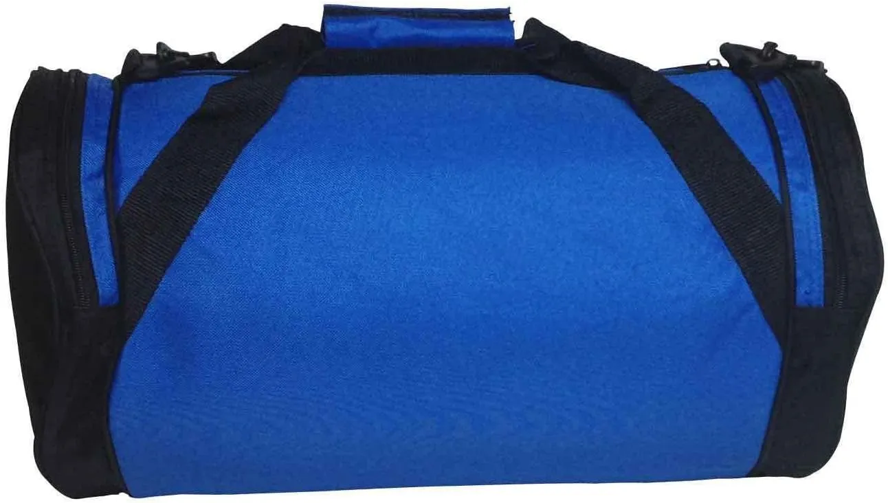 ImpecGear Round Roll Bag, Gym Carry-On Bag, Sports Dufffel Duffle, Travel Bag (Royal)