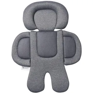 Innokids Head and Body Supports for Infant, 2-in-1 Reversible Baby Seat Insert Stroller Soft Cushion Suitable for All The Season (Gray/Black)