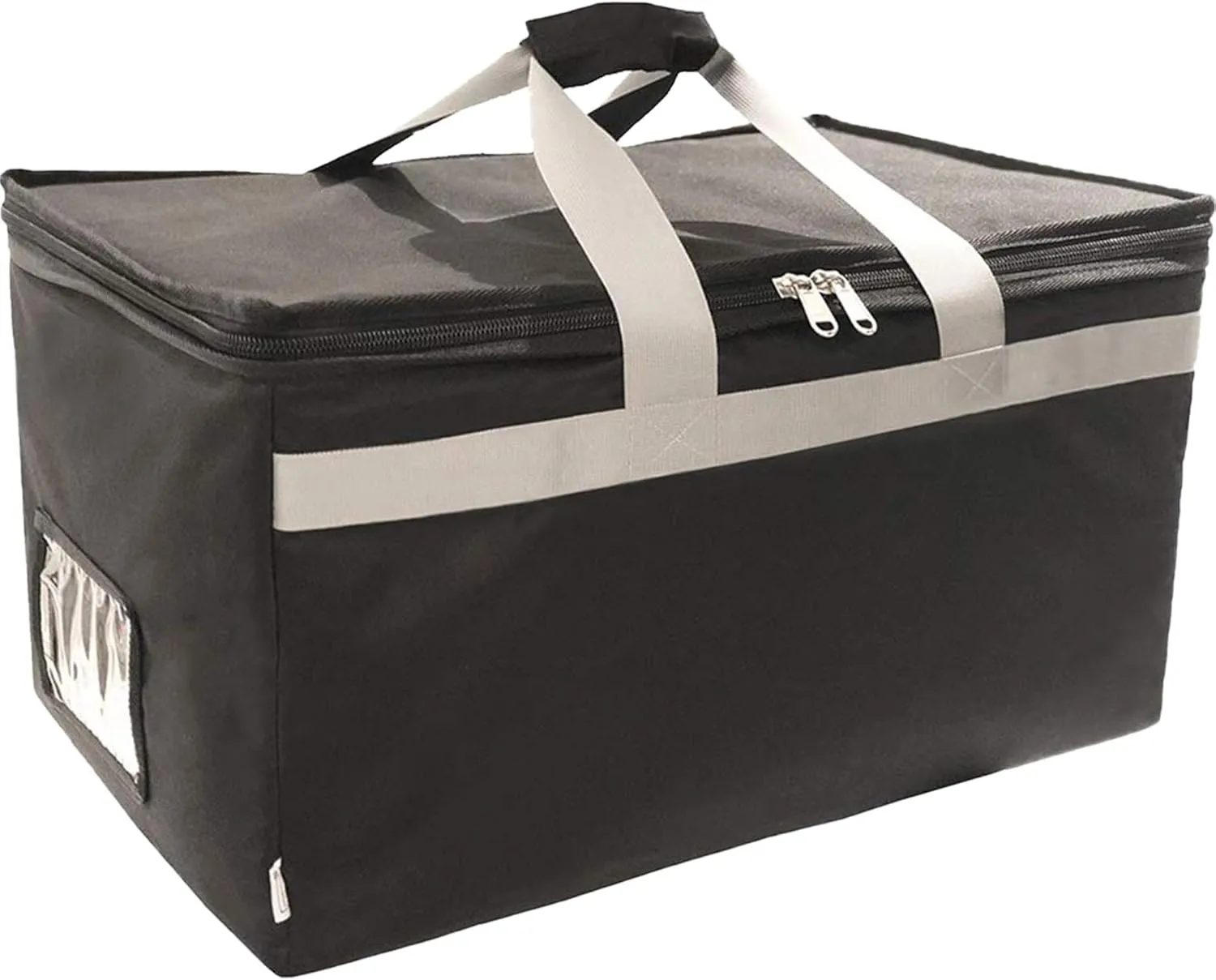 Insulated Delivery Bag Carrier, 18"x12"x10" Medium Size, Waterproof and Leakproof Interior, Uber Eats Doordash Restaurant Catering