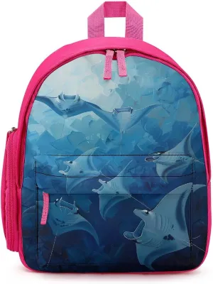 Island-Indonesia Manta Rays Travel Laptop Backpack for Men Women Lightweight Shoulder Bag Work Bag Daypack