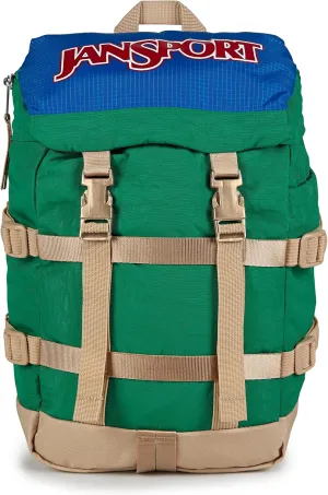 JanSport Mini Skip Pack – Compact Backpack with Main Compartment, Side Water Bottle Pocket, and Zippered Accessory Pocket, Jelly Kelly