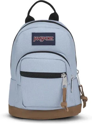 JanSport Right Pack Mini – Compact Backpack with Large Main Compartment, Front Utility Pocket, and Front Zippered Stash Pocket, Blue Dusk