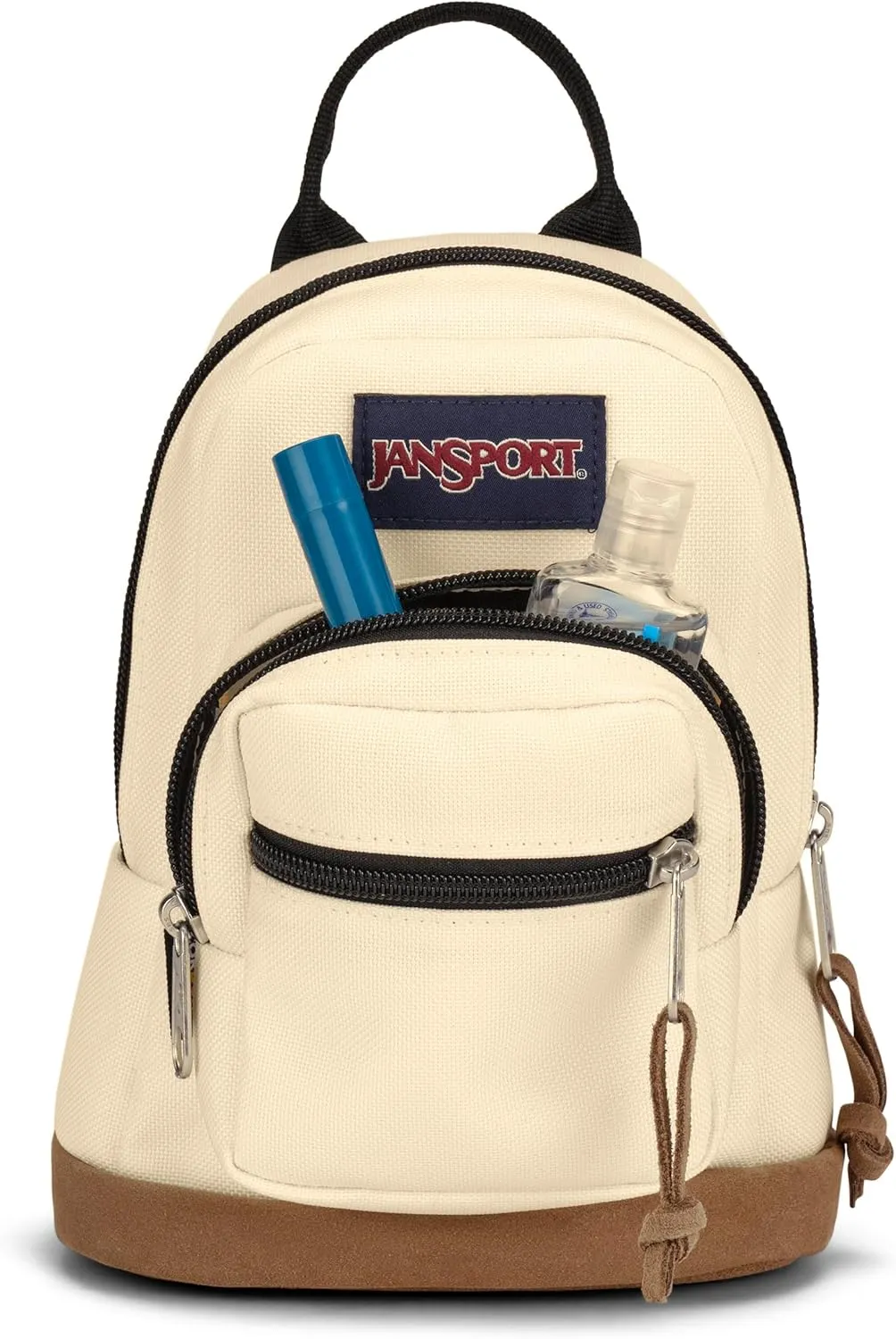 JanSport Right Pack Mini – Compact Backpack with Large Main Compartment, Front Utility Pocket, and Front Zippered Stash Pocket, Coconut