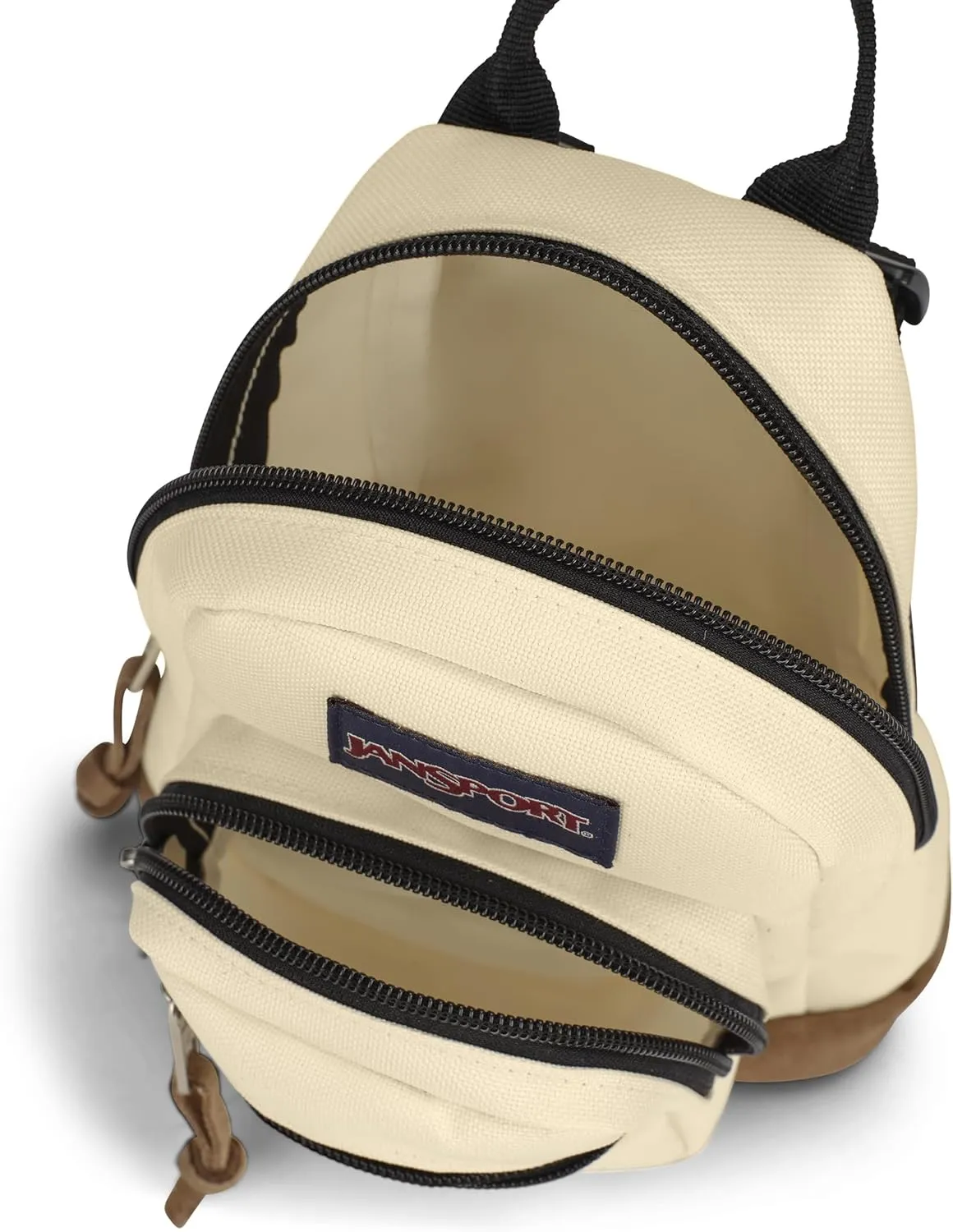 JanSport Right Pack Mini – Compact Backpack with Large Main Compartment, Front Utility Pocket, and Front Zippered Stash Pocket, Coconut