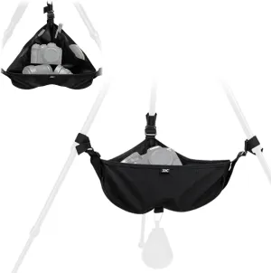 JJC Tripod Weight Stone Bag, Heavy Duty Sandbag for Lightweight Tripod Easel Light Stand Astrophotography, Tripod Rock Bag Camera Equipment Storage Bag Shelf with Buckles Adjustment