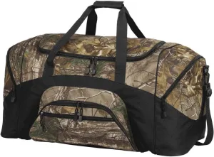 Joe's USA Camo Pattern Rugged Outdoors Duffel Bag. one-size