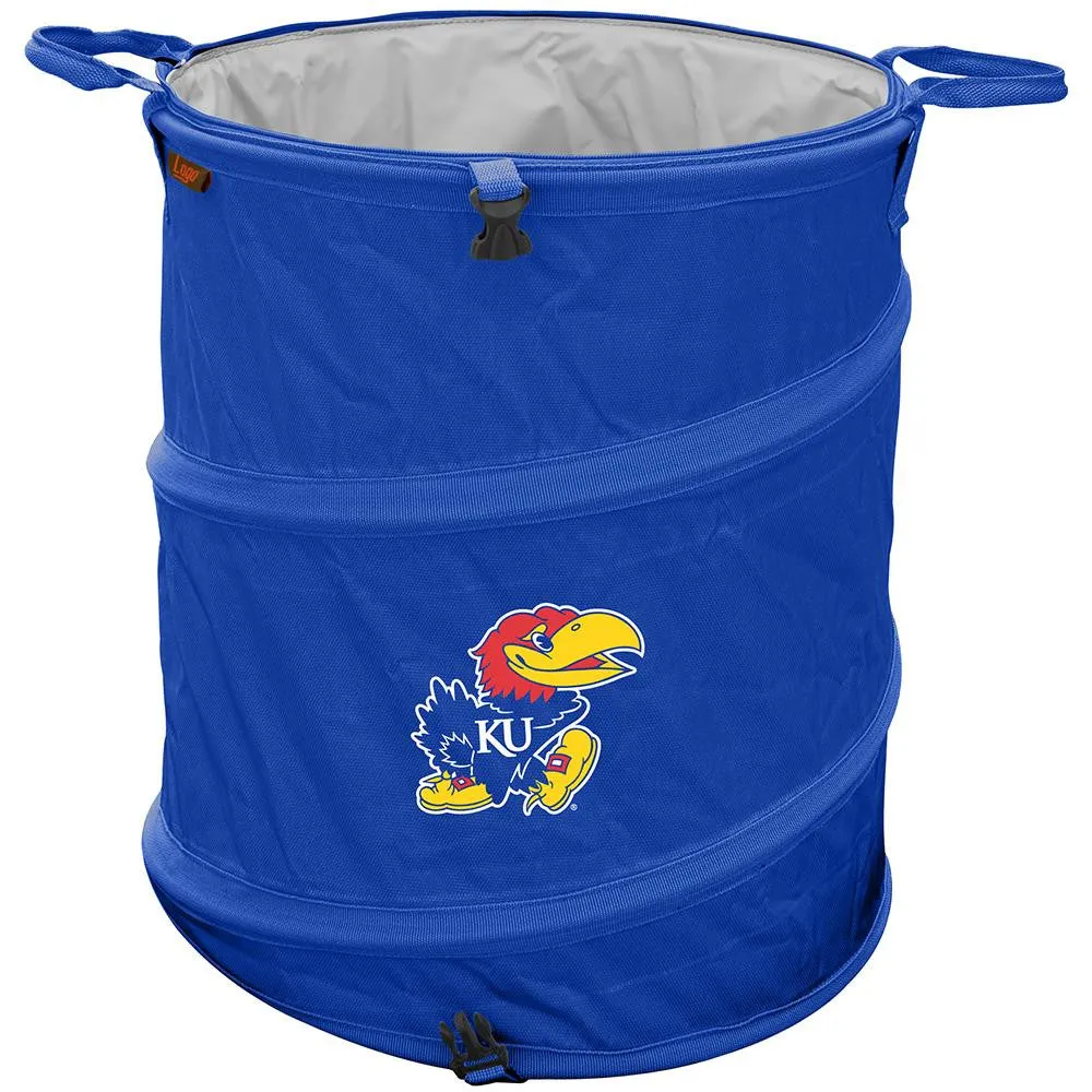 Kansas Jayhawks Ncaa Collapsible Trash Can