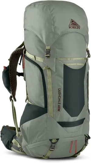 Kelty Glendale 65L – 105L Multiday Backpacking and Thru Hiking Pack, Fit Plus Customized Suspension, Shoulder Strap Pockets, Long Haul Hiking Backpack, Women’s Specific Fit (Sea Spray, 65L)