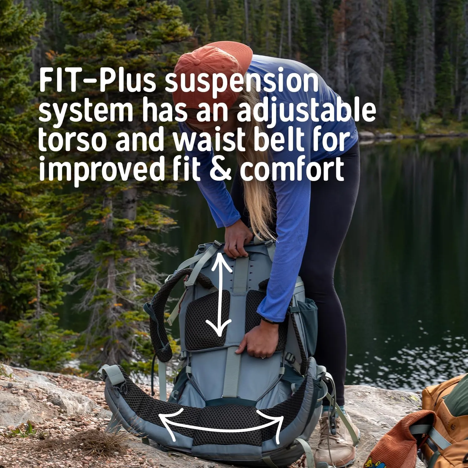 Kelty Glendale 65L – 105L Multiday Backpacking and Thru Hiking Pack, Fit Plus Customized Suspension, Shoulder Strap Pockets, Long Haul Hiking Backpack, Women’s Specific Fit (Sea Spray, 65L)