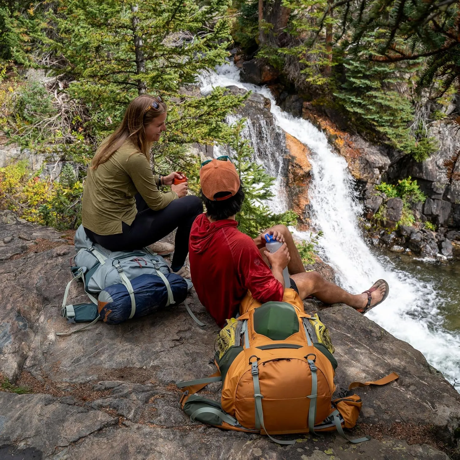 Kelty Glendale 65L – 105L Multiday Backpacking and Thru Hiking Pack, Fit Plus Customized Suspension, Shoulder Strap Pockets, Long Haul Hiking Backpack, Women’s Specific Fit (Sea Spray, 65L)