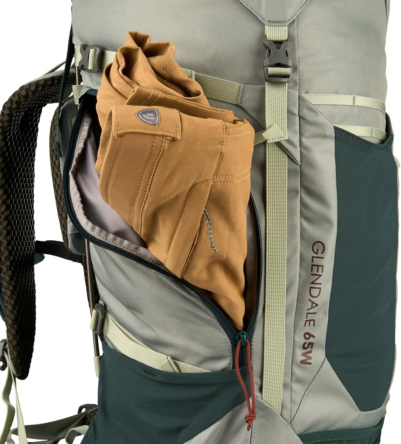 Kelty Glendale 65L – 105L Multiday Backpacking and Thru Hiking Pack, Fit Plus Customized Suspension, Shoulder Strap Pockets, Long Haul Hiking Backpack, Women’s Specific Fit (Sea Spray, 65L)