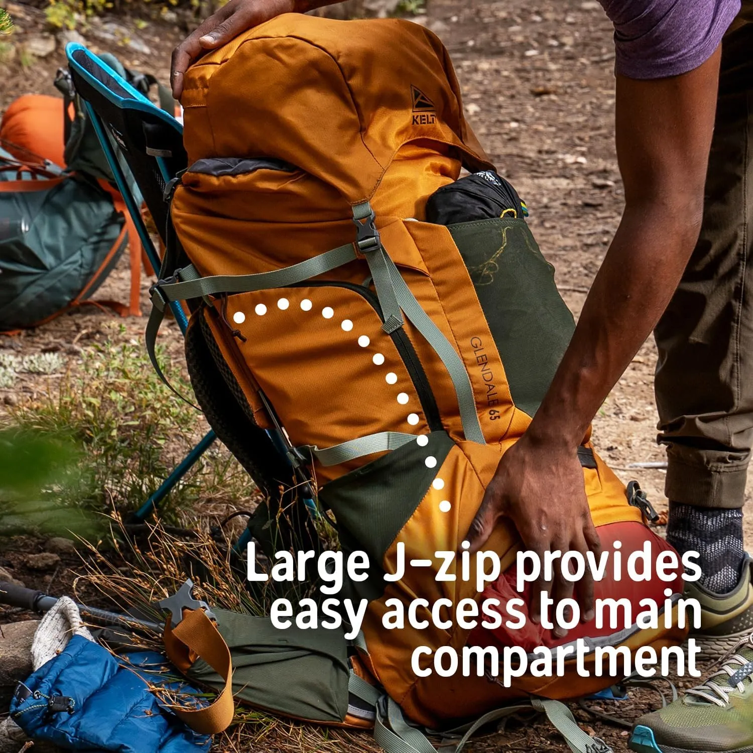 Kelty Glendale 65L – 105L Multiday Backpacking and Thru Hiking Pack, Fit Plus Customized Suspension, Shoulder Strap Pockets, Long Haul Hiking Backpack, Women’s Specific Fit (Sea Spray, 65L)