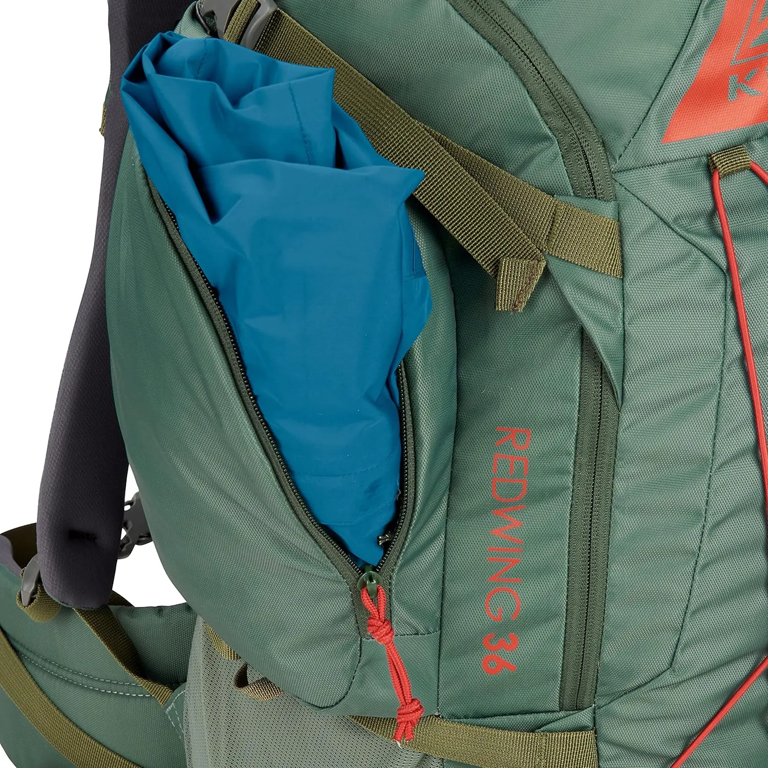 Kelty Redwing 36 – 36 Liter Internal Frame Backpack for Hiking, Backpacking, Travel, Carry-on Compatible, Hip Belt, Customized Fit, 2023 (Blackout)