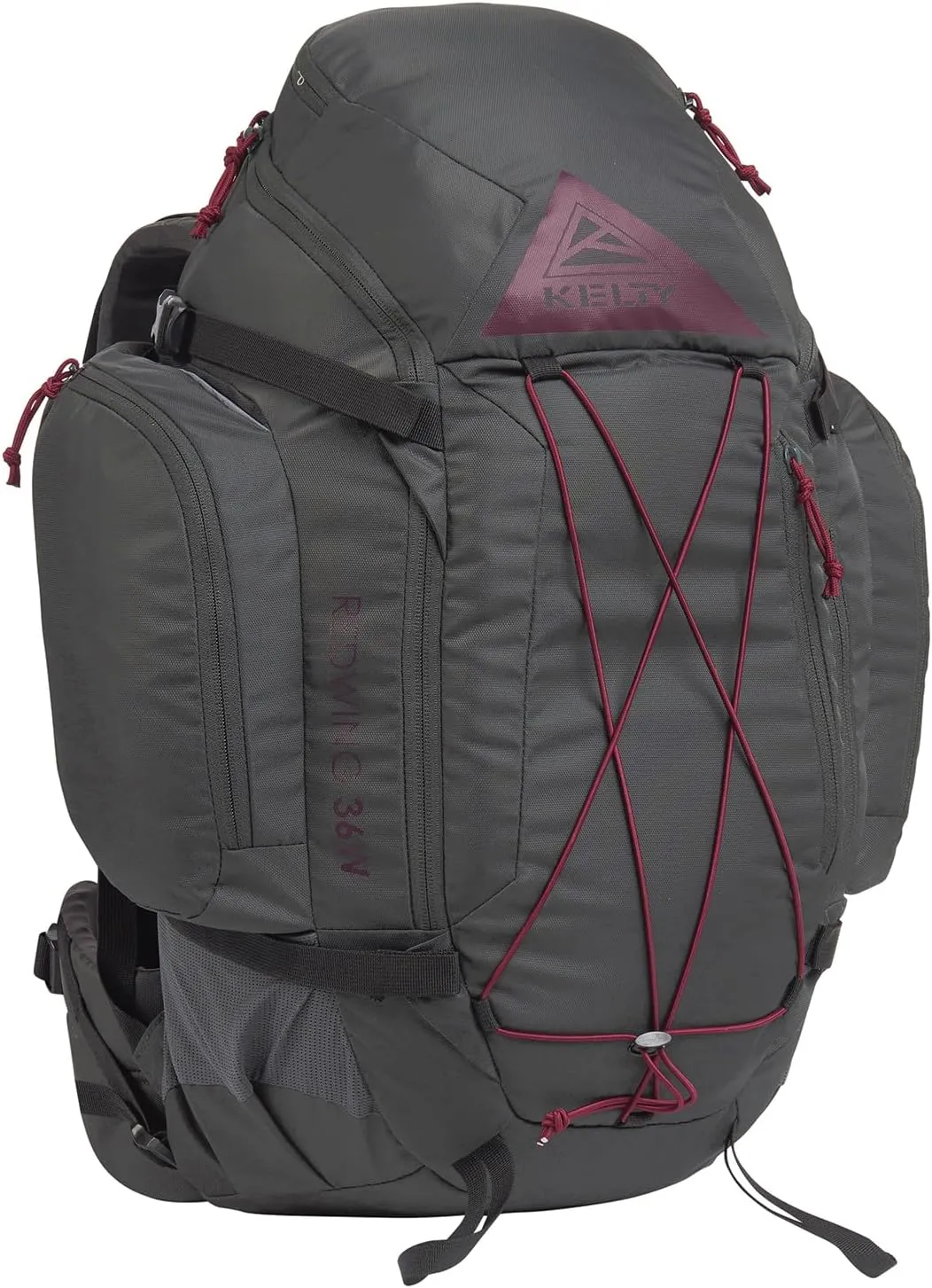 Kelty Redwing 36 Women’s – 36 Liter Internal Frame Backpack for Hiking, Backpacking, Travel, Carry-on Compatible, Hip Belt, Women Specific Fit, 2023 (Blackout)
