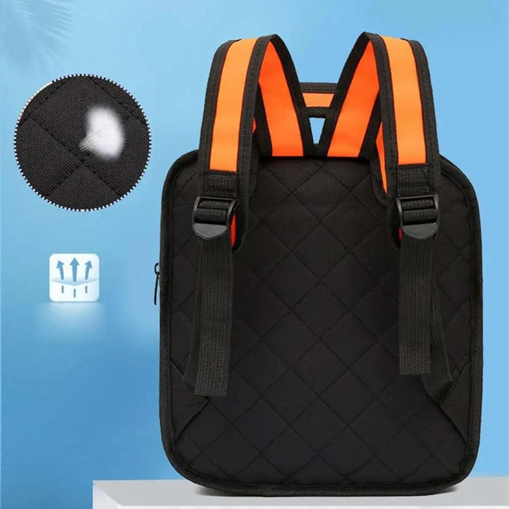 Kid Girls Boys Jump Style 3D Backpack 2D Drawing Anime Comic Cartoon Backpack Daypack (Yellow)