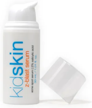Kidskin - Z-Blast Serum, for Face Acne, Skin Care for Kids, Pre-Teen and Teen Skin Ages 9-17, Vegan-and-Cruelty-Free Acne Prone Skin Care, 1 fl oz