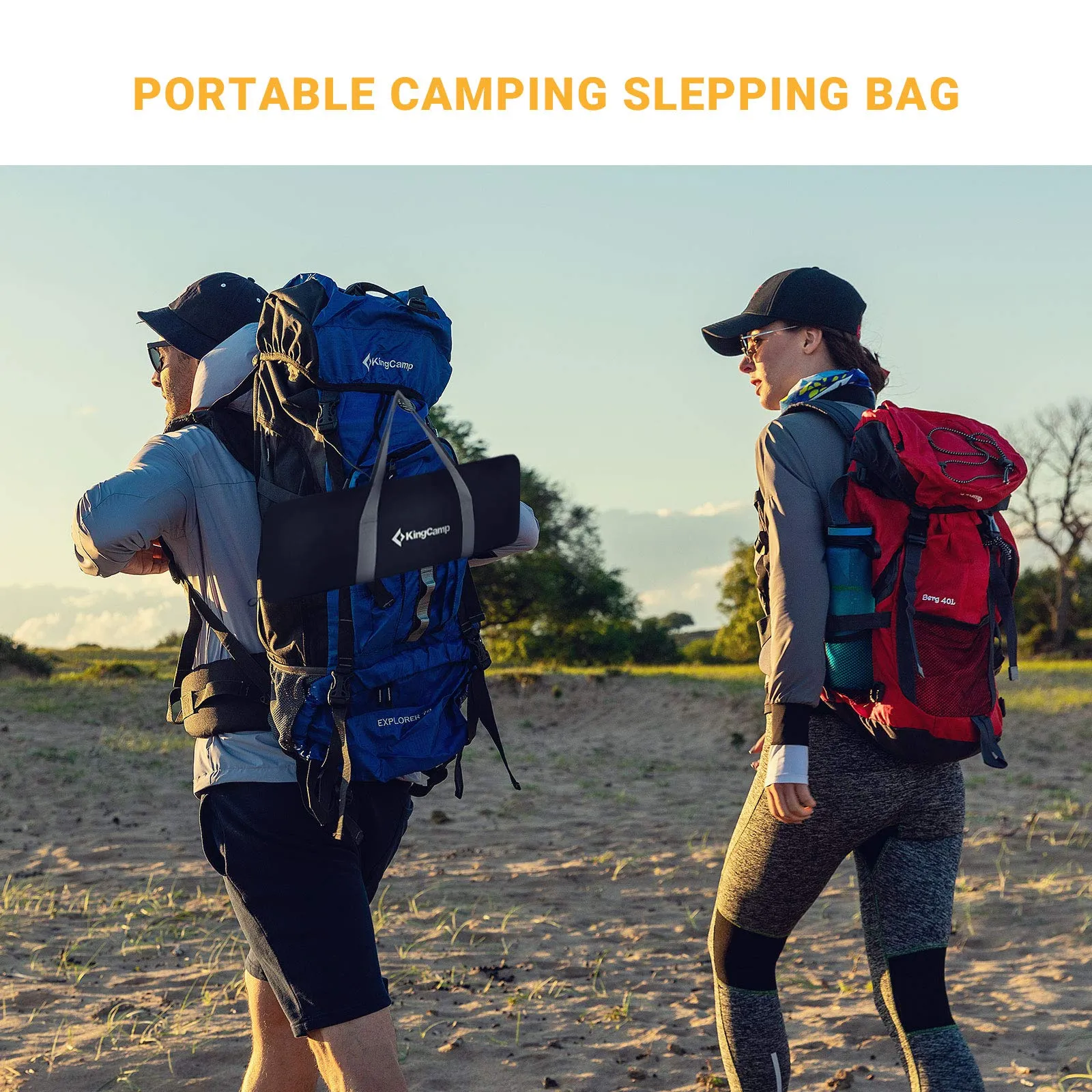 KingCamp FOREST PLUS 500 3 in 1 Flannel Sleeping Bag