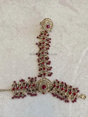 Kully Hand harness -  Maroon