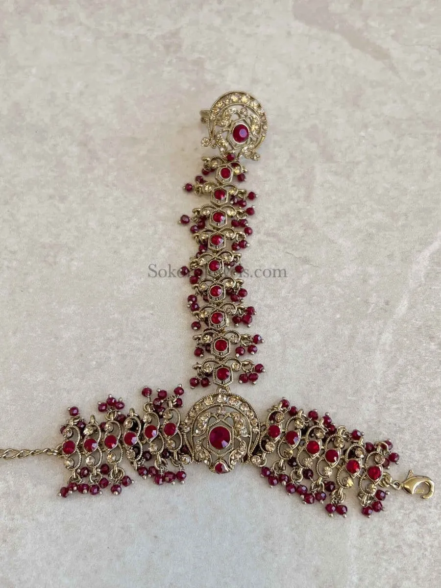 Kully Hand harness -  Maroon