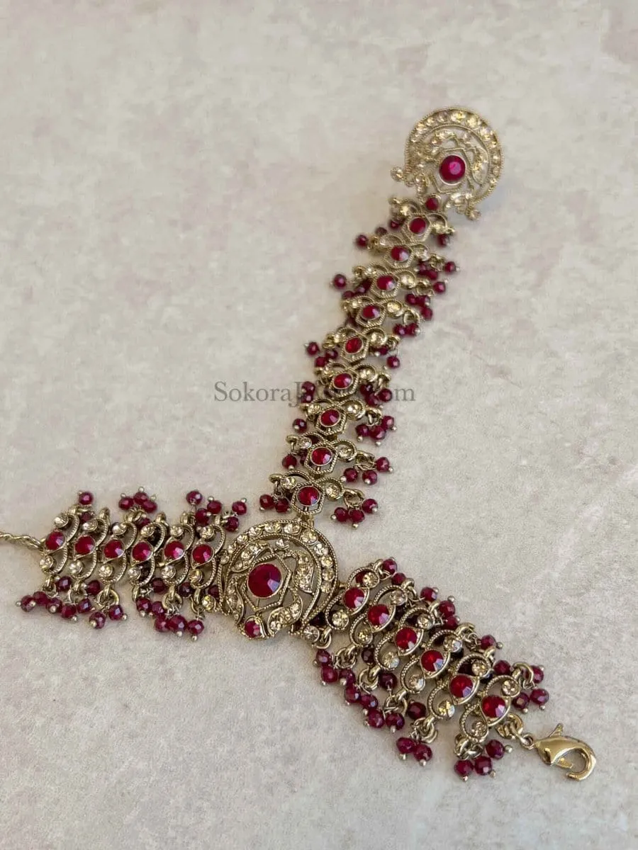 Kully Hand harness -  Maroon