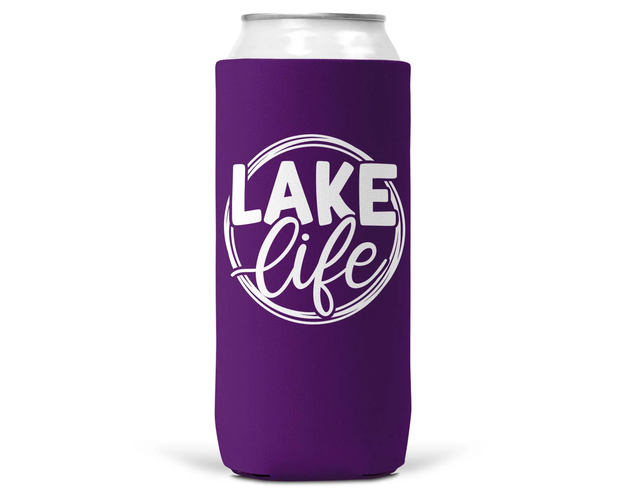 Lake Life SLIM CAN Coozie / Koozie for 12 Oz Slim Can