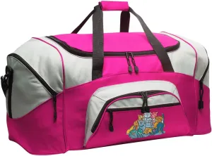 LARGE Cats Duffel Bag Ladies Cat Suitcase Duffle - Gym Bag GIFT IDEA for Her