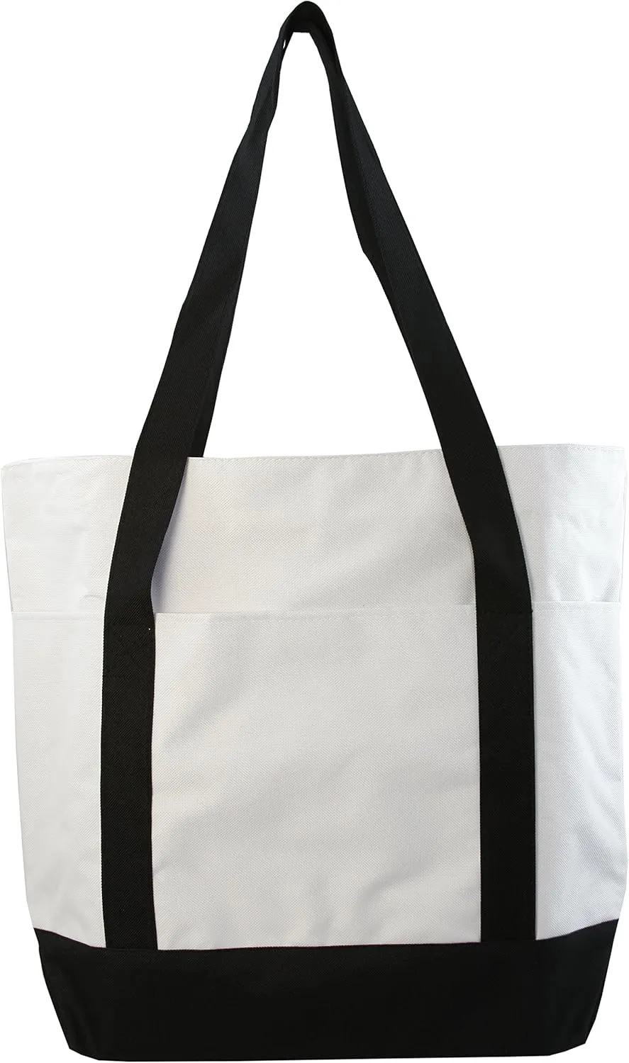 Large Daily Poly Zippered Tote Bag