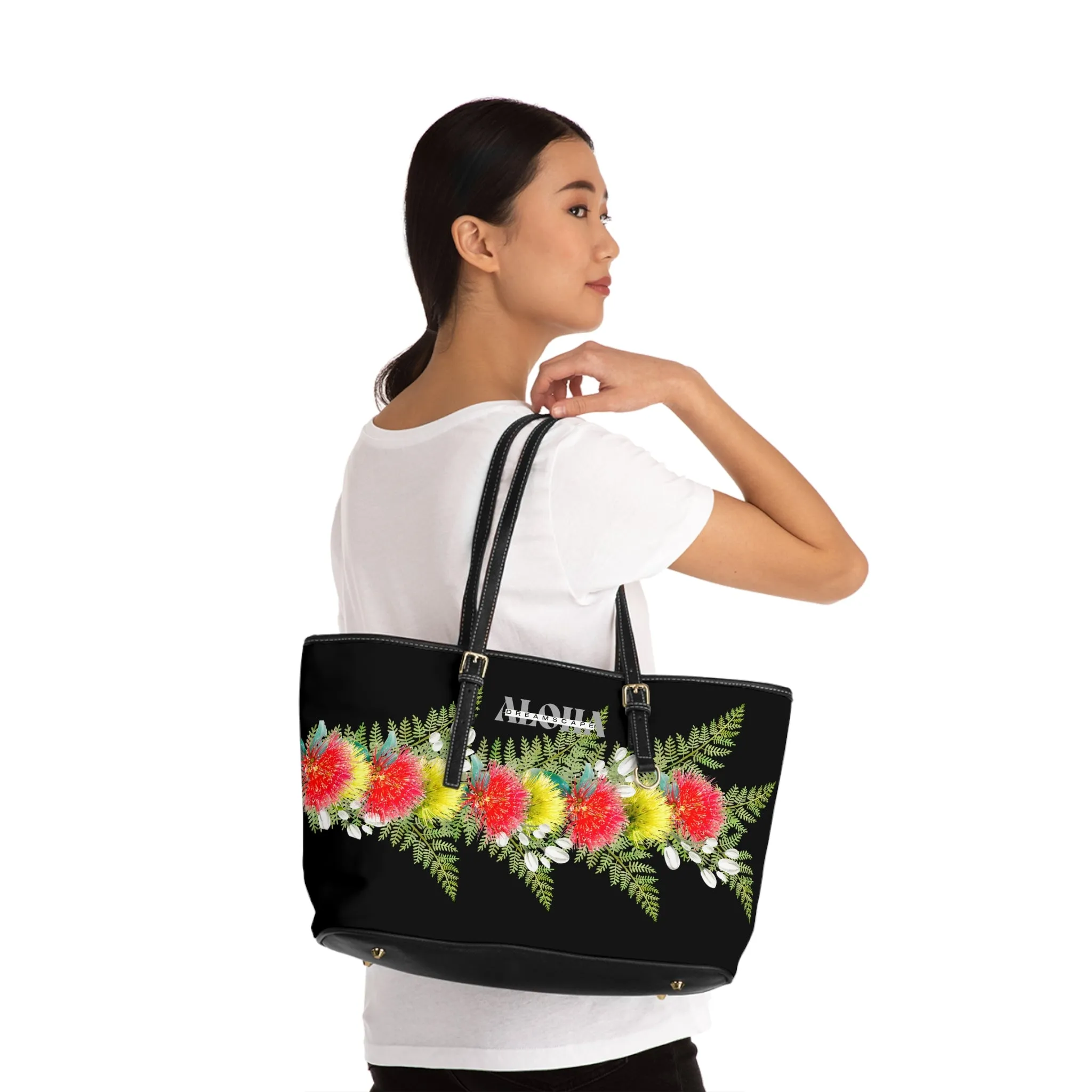 Lehua Blossoms- Zippered Shoulder Bag