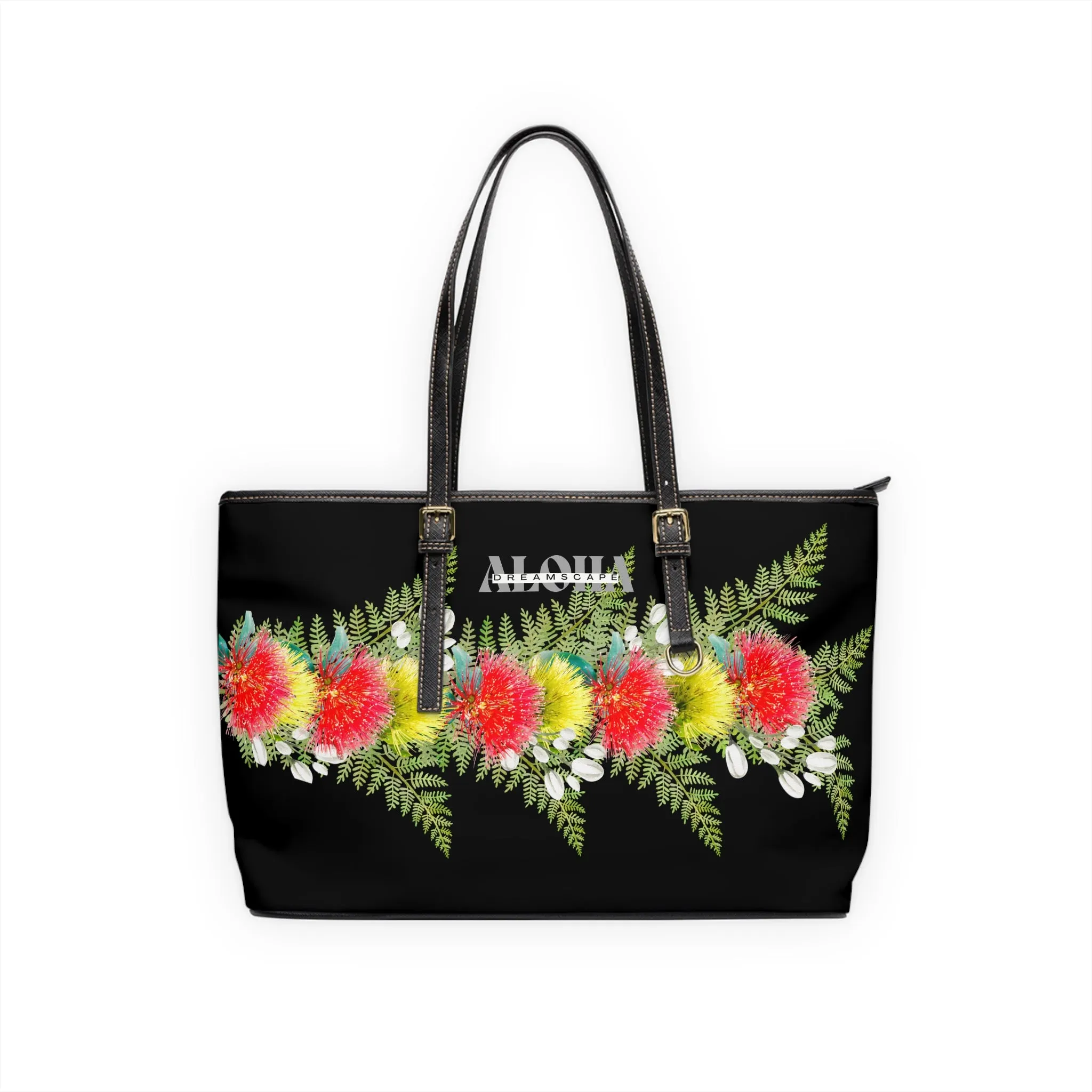 Lehua Blossoms- Zippered Shoulder Bag