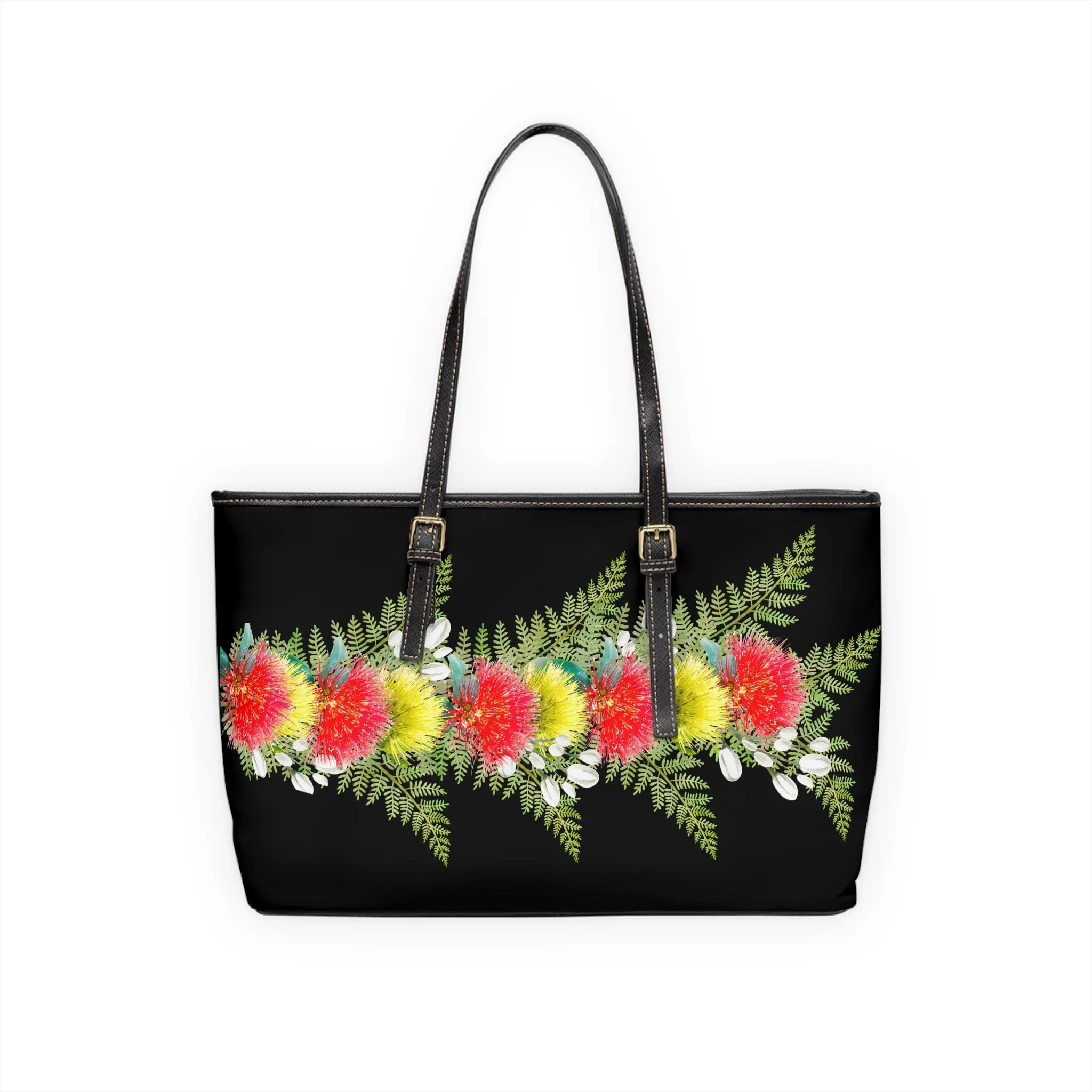 Lehua Blossoms- Zippered Shoulder Bag