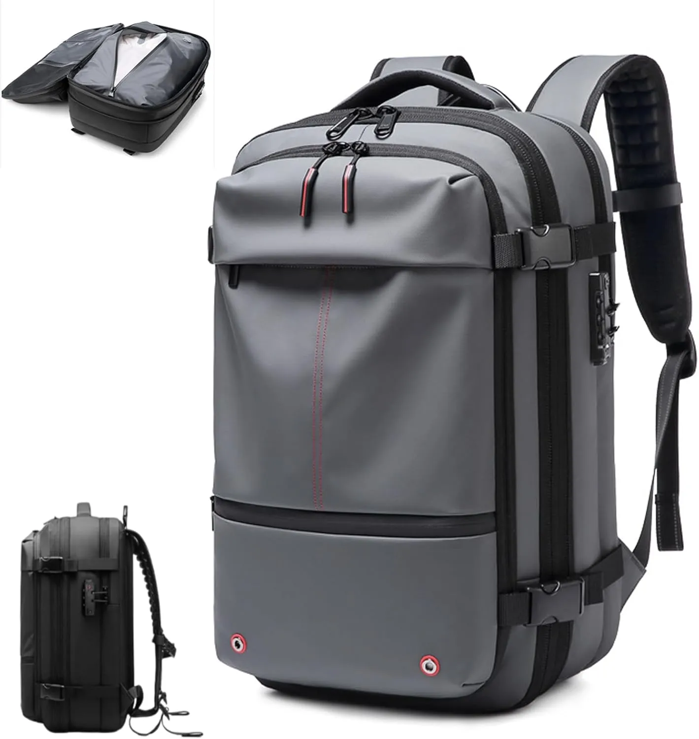 Levette Backpack,Levettevac Mochila,Levettevac Backpack,Vacuum Compression Travel 60l Expandable Large Capacity Pack (A)