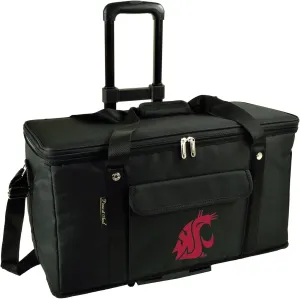 Licensed Travel Cooler with Wheels- 64 Can Capacity- Collapsible Leakproof Cooler- Designed & Quality Approved in The USA