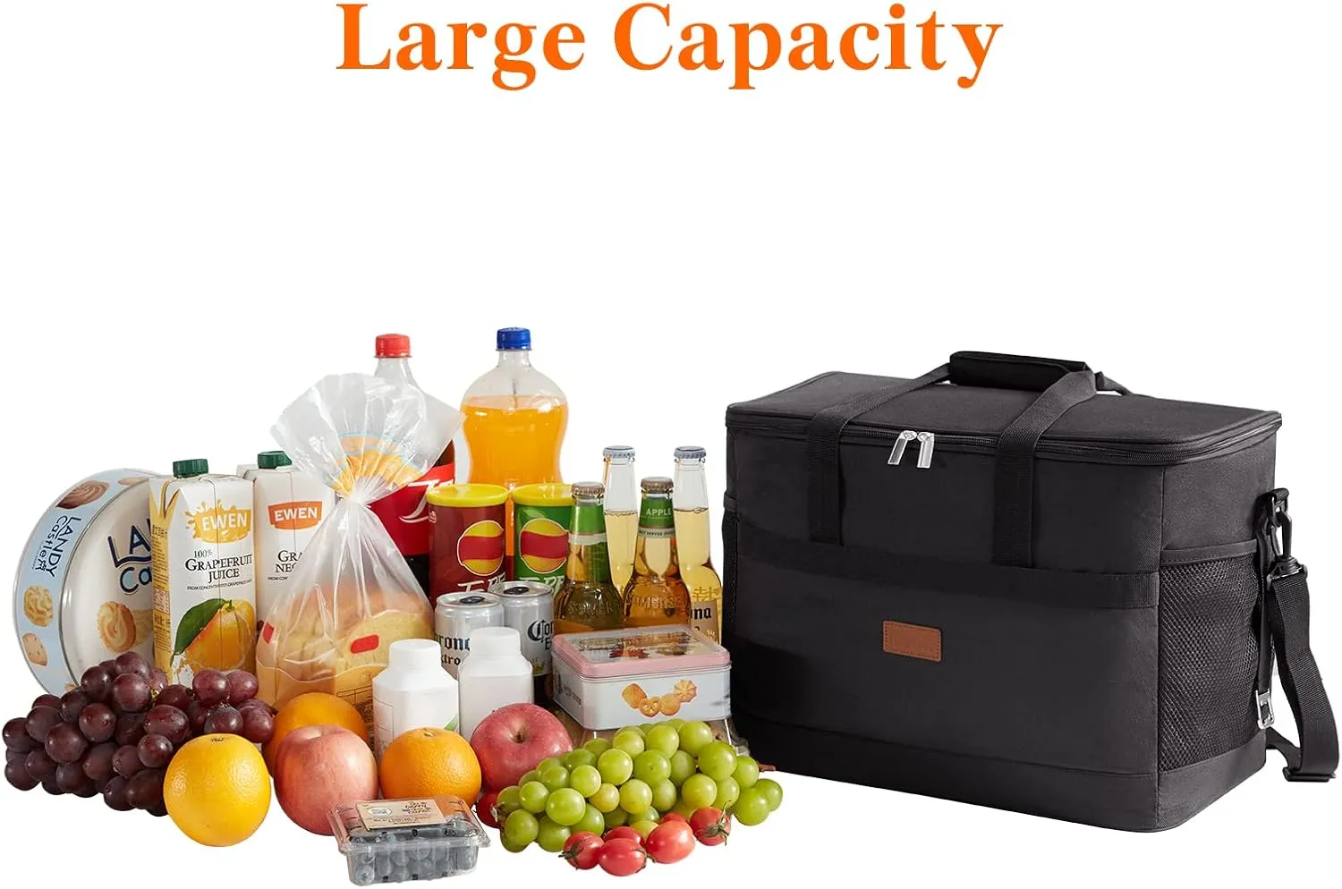 Lifewit Cooler Bag 30/50/60 Cans Collapsible and Insulated Large Lunch Bag Leakproof Soft Cooler Portable Tote for Camping/BBQ/Family Outdoor Activities