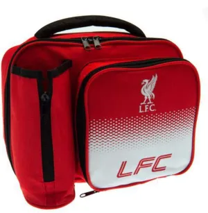 Liverpool FC Lunch Bag - Fade Design - Features Bottle Holder on Side