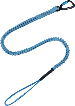 LIZARD Heavy Duty Tool Lanyard – Triple Lock Carabiner, HMPE Loop & Stretch Webbing – ANSI/ISEA 121 Compliant (blue)