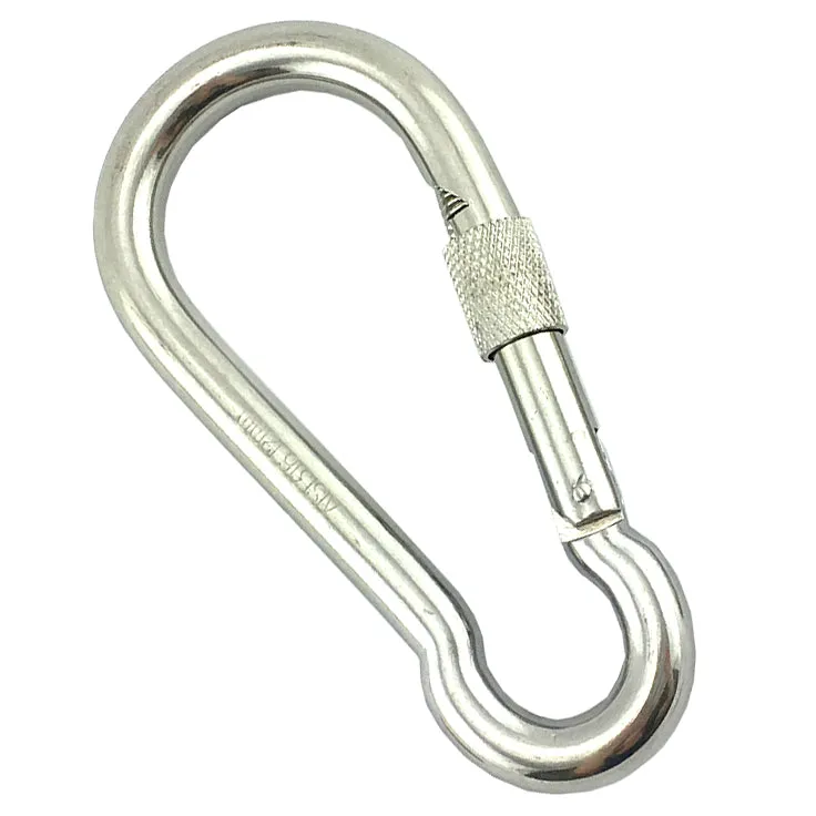 Locking Snap Hook - Stainless Steel