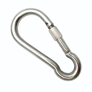 Locking Snap Hook - Stainless Steel