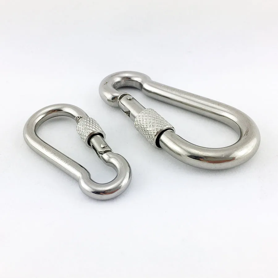 Locking Snap Hook - Stainless Steel