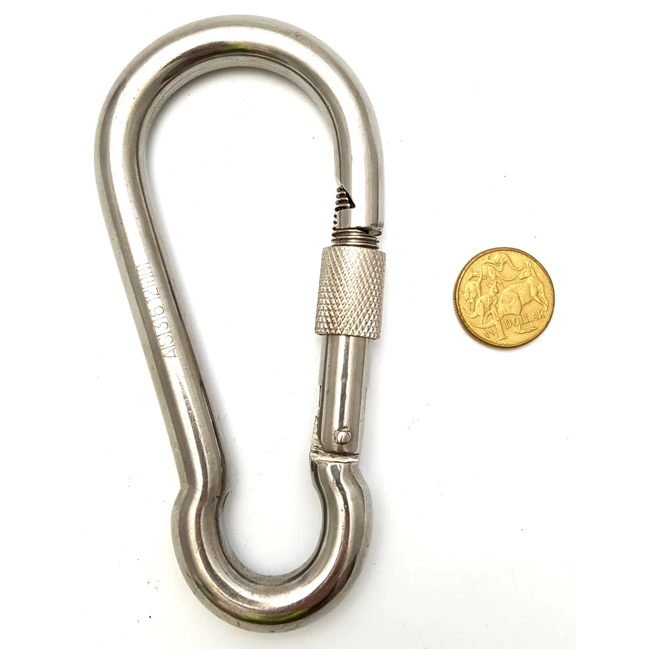 Locking Snap Hook - Stainless Steel