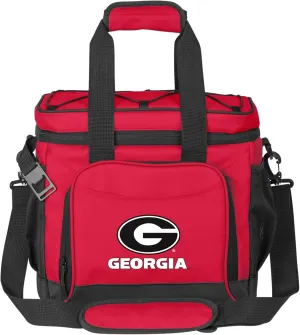 Logo Brands NCAA Flex 24-Can Cooler - Heat-Sealed Leak-Proof Lining, Built-in Bottle Opener, Adjustable Shoulder Strap- Great for Tailgates & Picnics