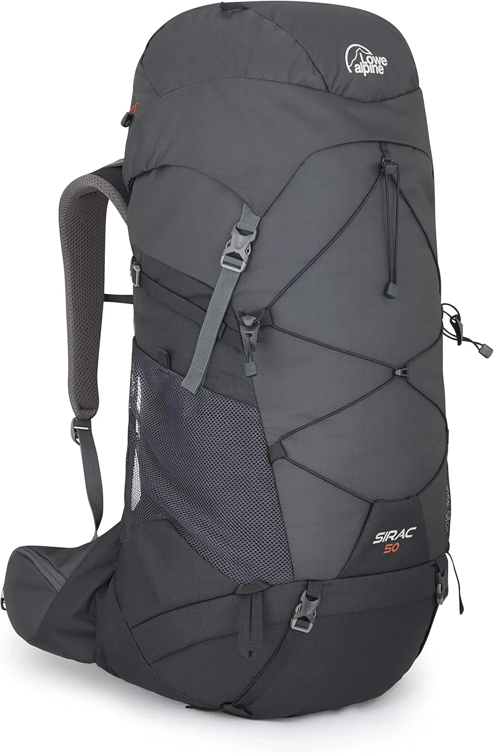 Lowe Alpine Sirac Multi-Day Hiking Backpack, Sirac 50 Liter, Ebony