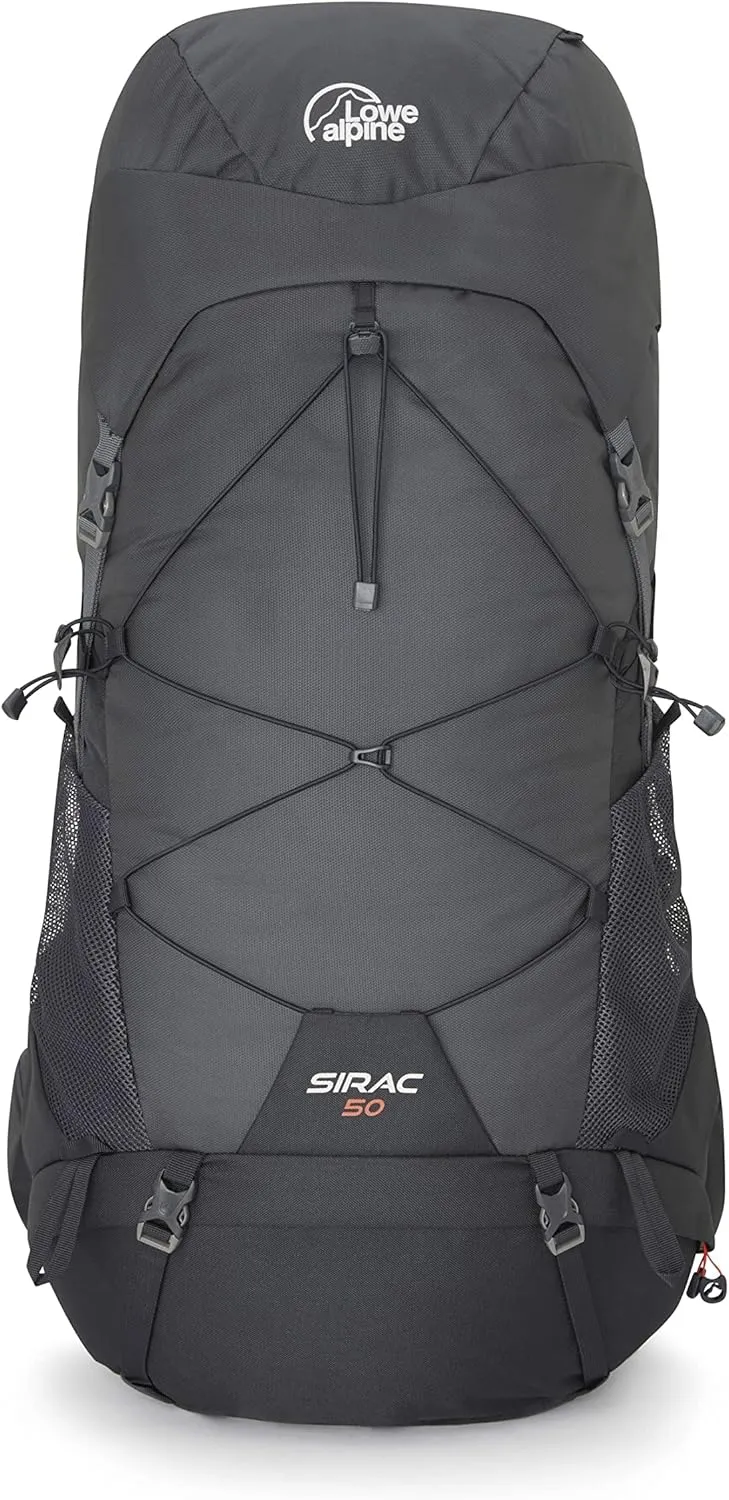 Lowe Alpine Sirac Multi-Day Hiking Backpack, Sirac 50 Liter, Ebony