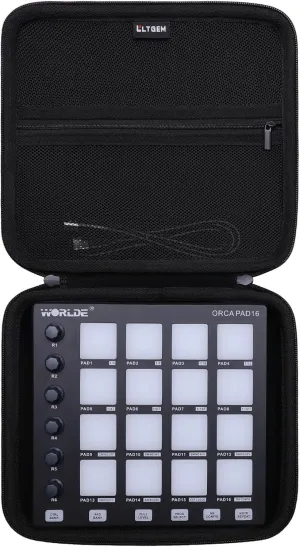 LTGEM Case Compatible with summina/ROYHH MIDI Controller(Inside: 8.9"x7.2"x0.9"), Case Only